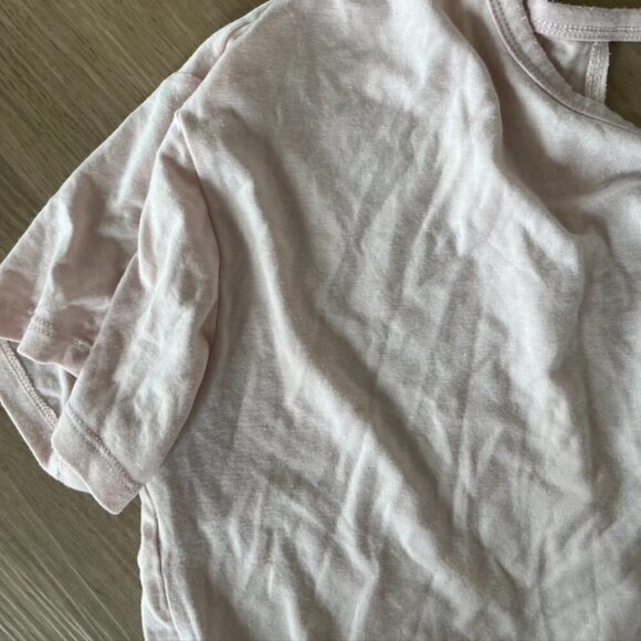 Athleta Cloudlight Open Back Tee XS Blush Pink High Low Shirt Top 297593 - Picture 6 of 8